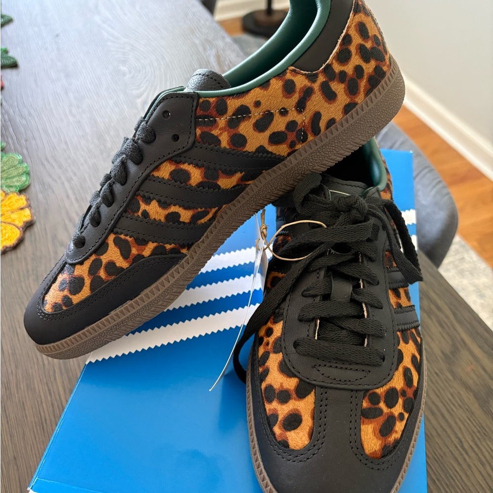 Leopard Print Adidas Samba OGs